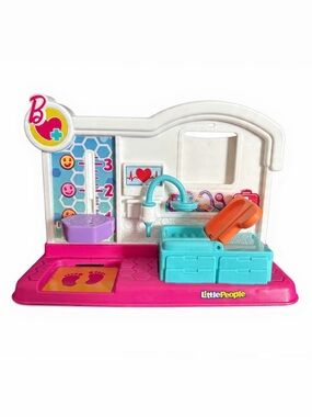 Fisher-Price Little People Toddler Toy Barbie You Can Be Anything Doctor Playset